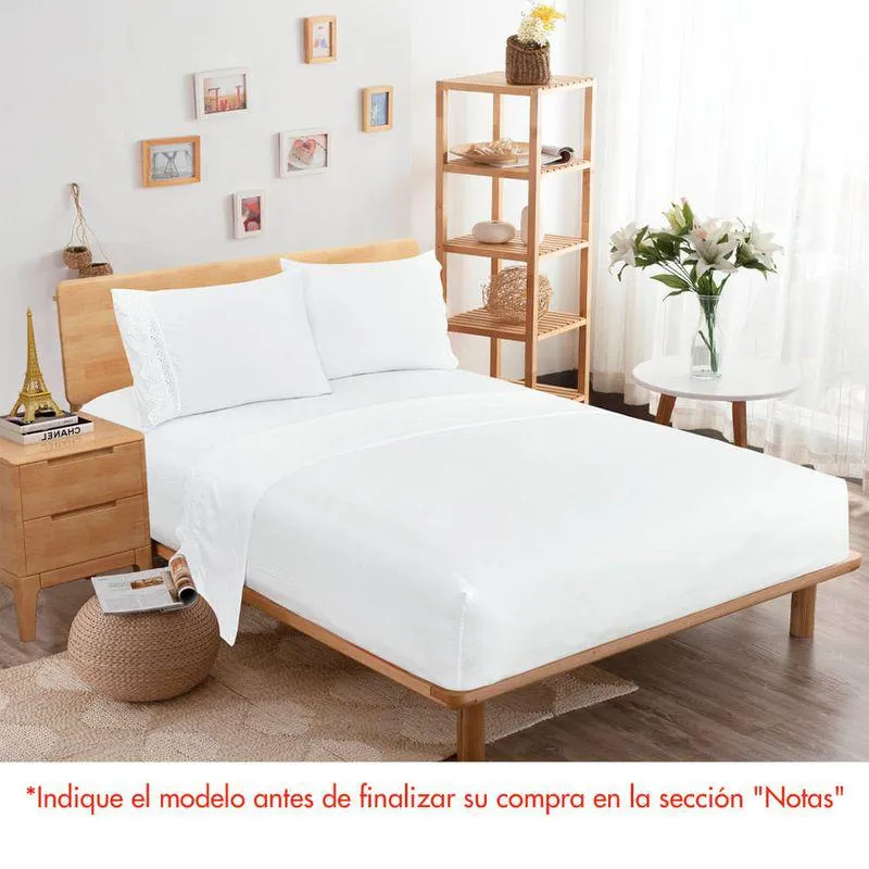Krea Juego de Sábanas Labradas Queen Surtido