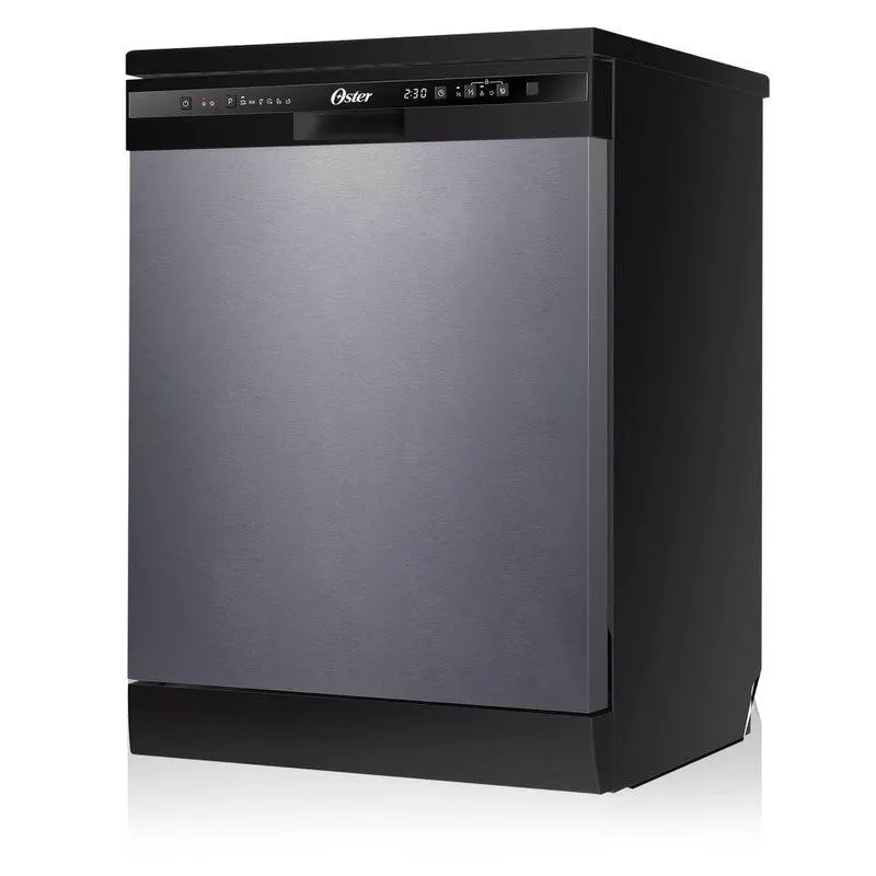 Oster - Lavavajillas 12 Set de platos OS-DWM12SS | Gris