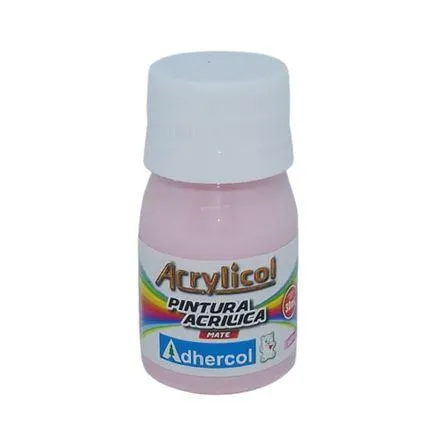 Pintura Acrílica Acrylicol Rosado Bebé 30 Ml