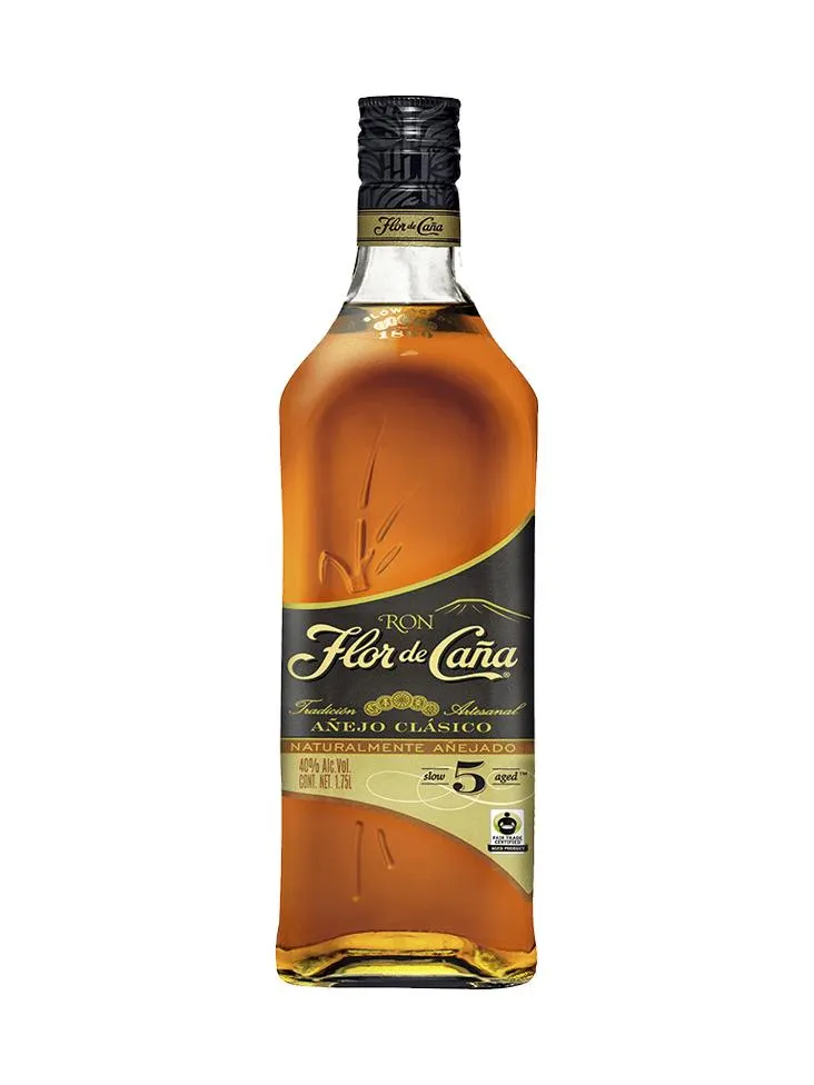 RON FLOR DE CAÑA 05 AÑOS 1.75 LT