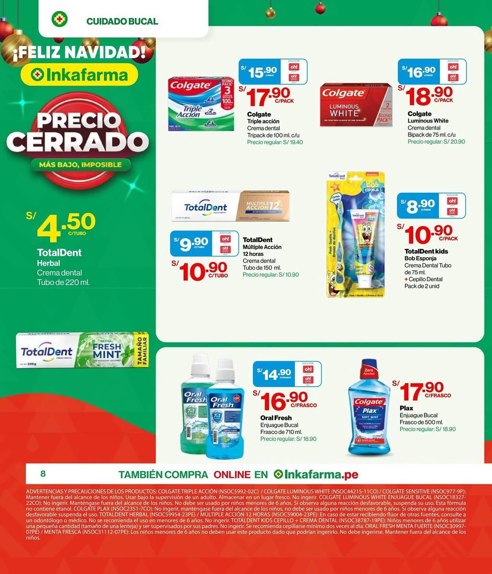 Catalogo de Catálogo InkaFarma 3 de diciembre al 31 de diciembre 2024 - Pag 27