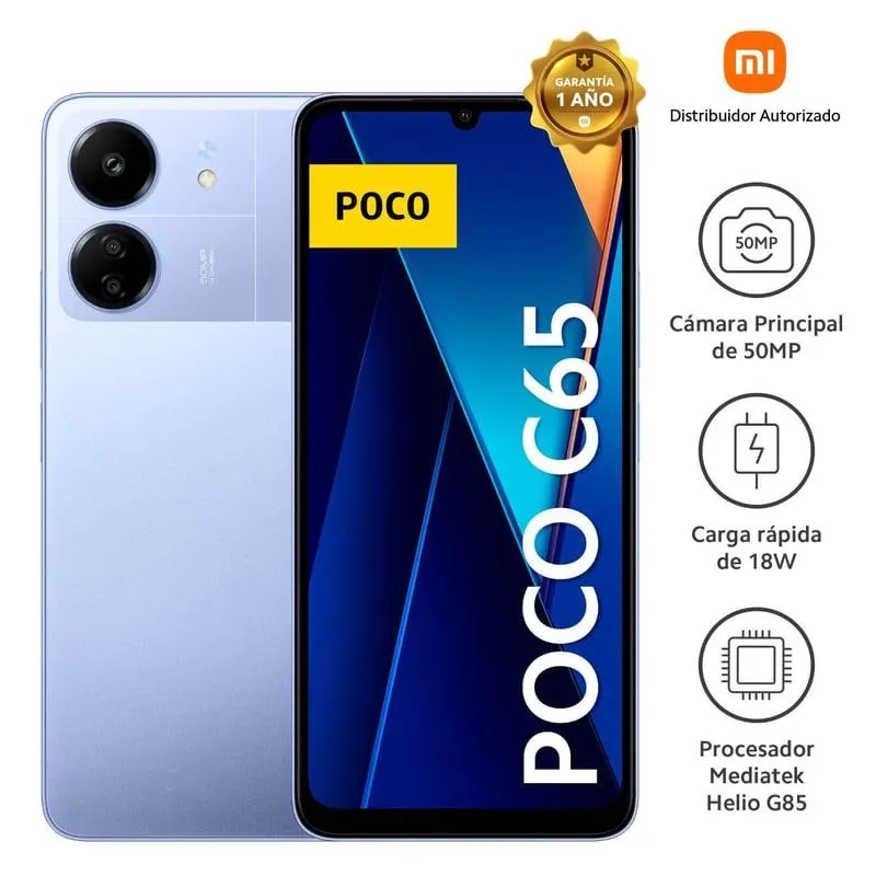 Celular Xiaomi POCO C65 8GB RAM 256GB.