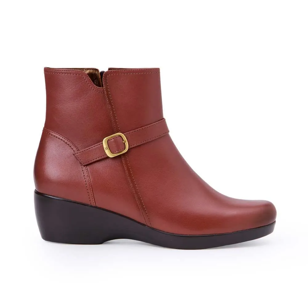 Botín Jodhpur Casual DAYA-2513 Brandy Viale Cuero