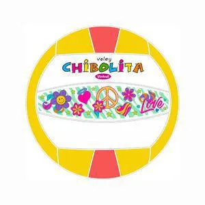 Pelota De Voley Viniball Semideportiva Chibolita Animal Print Surtido