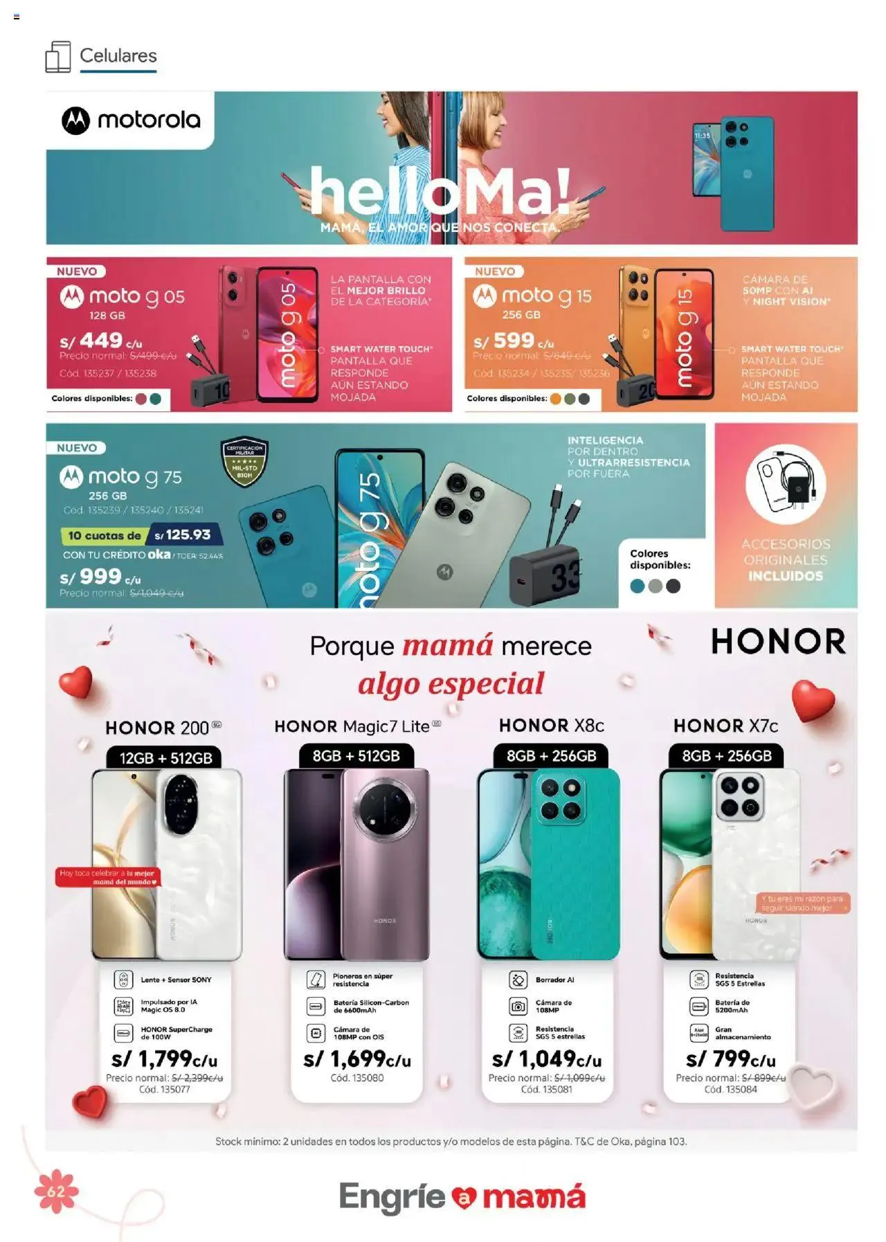 Catalogo de Hiraoka - Guia dia de la madre 26 de abril al 18 de mayo 2025 - Pag 62