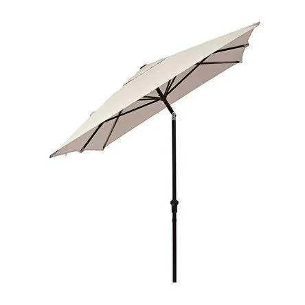 Sombrilla terraza central rectangular 200x300cm Taupe Naterial