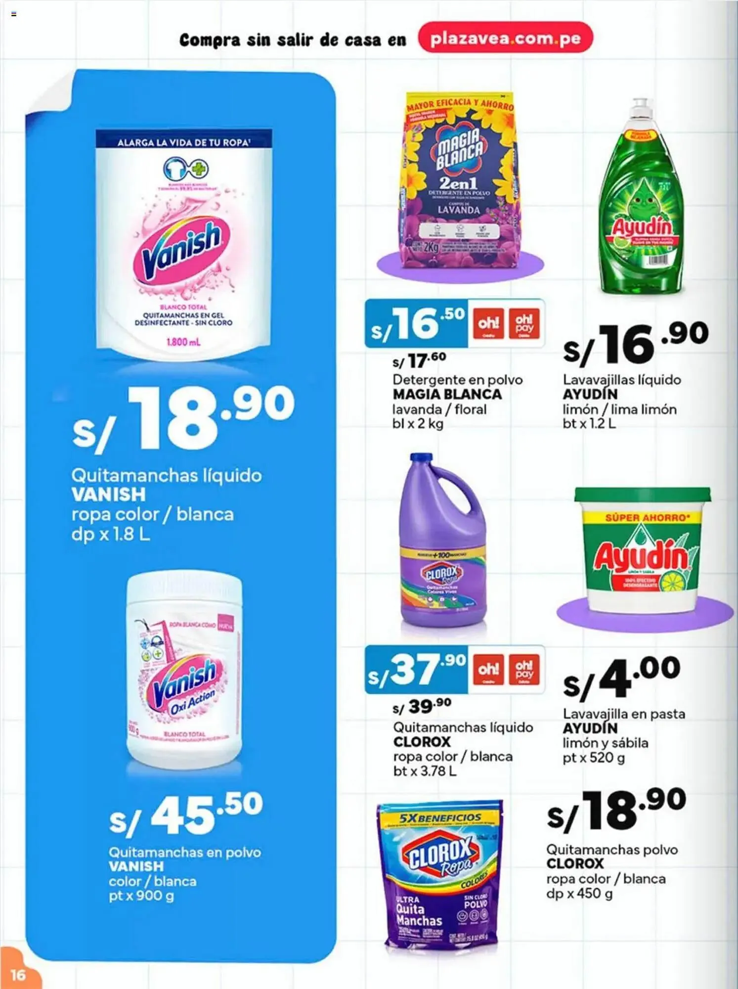 Catalogo de Catálogo Plaza Vea 3 de marzo al 30 de marzo 2025 - Pag 16