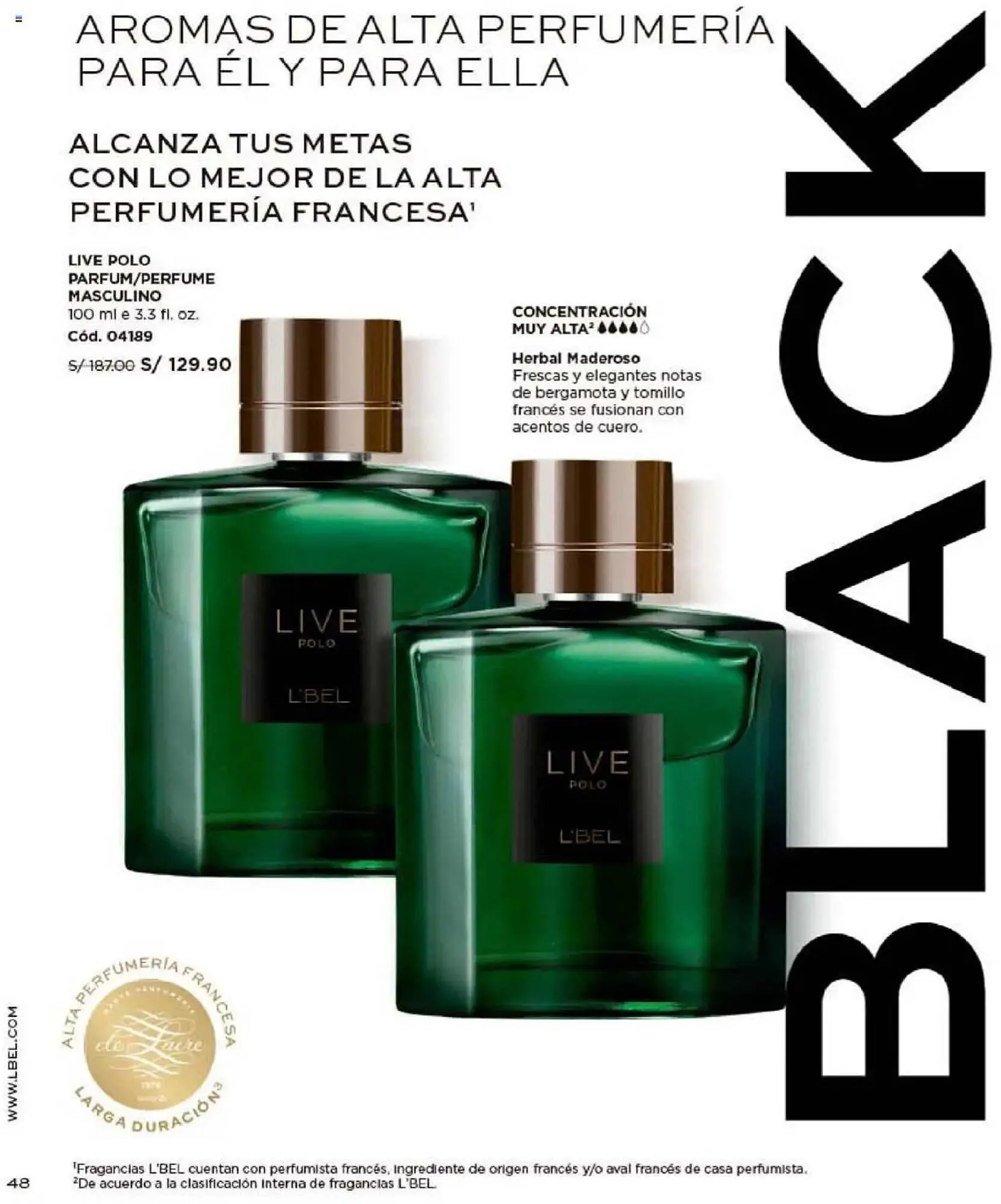 Catalogo de Catálogo L'Bel 16 de octubre al 31 de diciembre 2025 - Pag 48