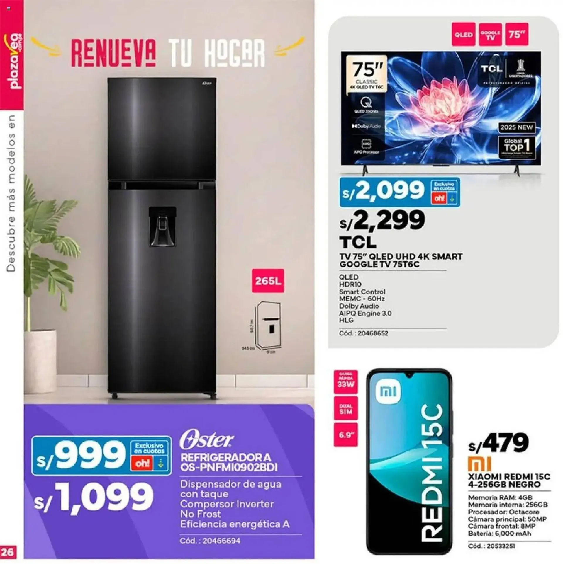 Catalogo de Catálogo Plaza Vea 21 de noviembre al 5 de diciembre 2025 - Pag 26