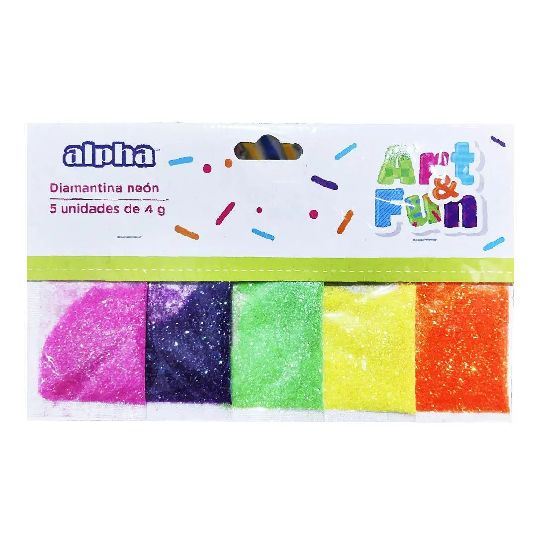 Diamantina Alpha 53797 X5 (4G) Colores Neón