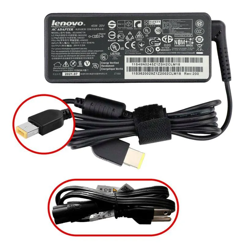 CARGADOR LENOVO PUNTA USB 20V - 225A - 45W