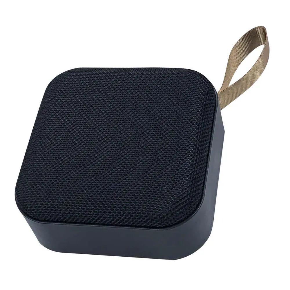 Parlante bluetooth Izuum Portátil, 3W, Puertos USB, Mini SD, con asa para transporte, negro