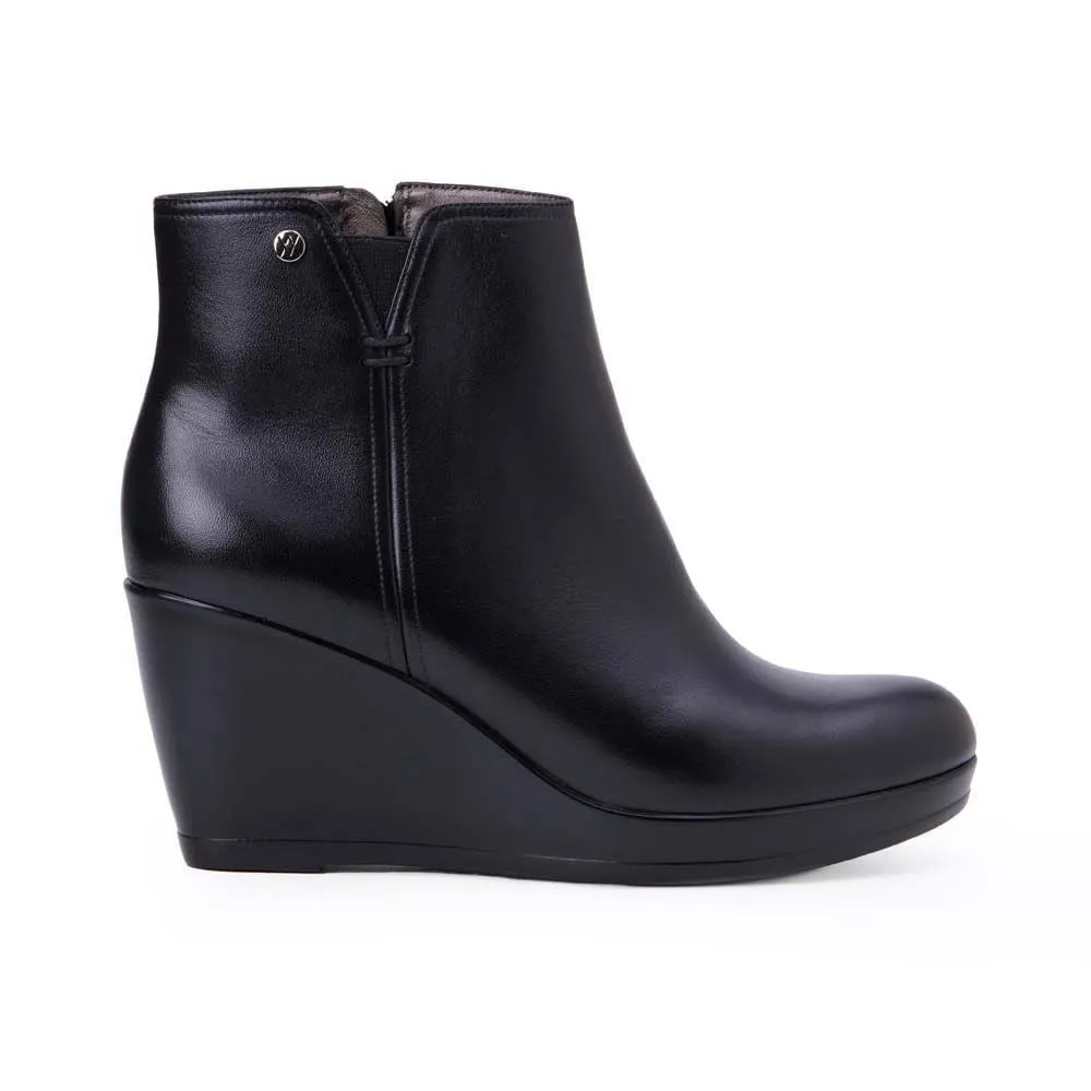 Botín Jodhpur Casual DAYA-2514 Negro Viale Cuero