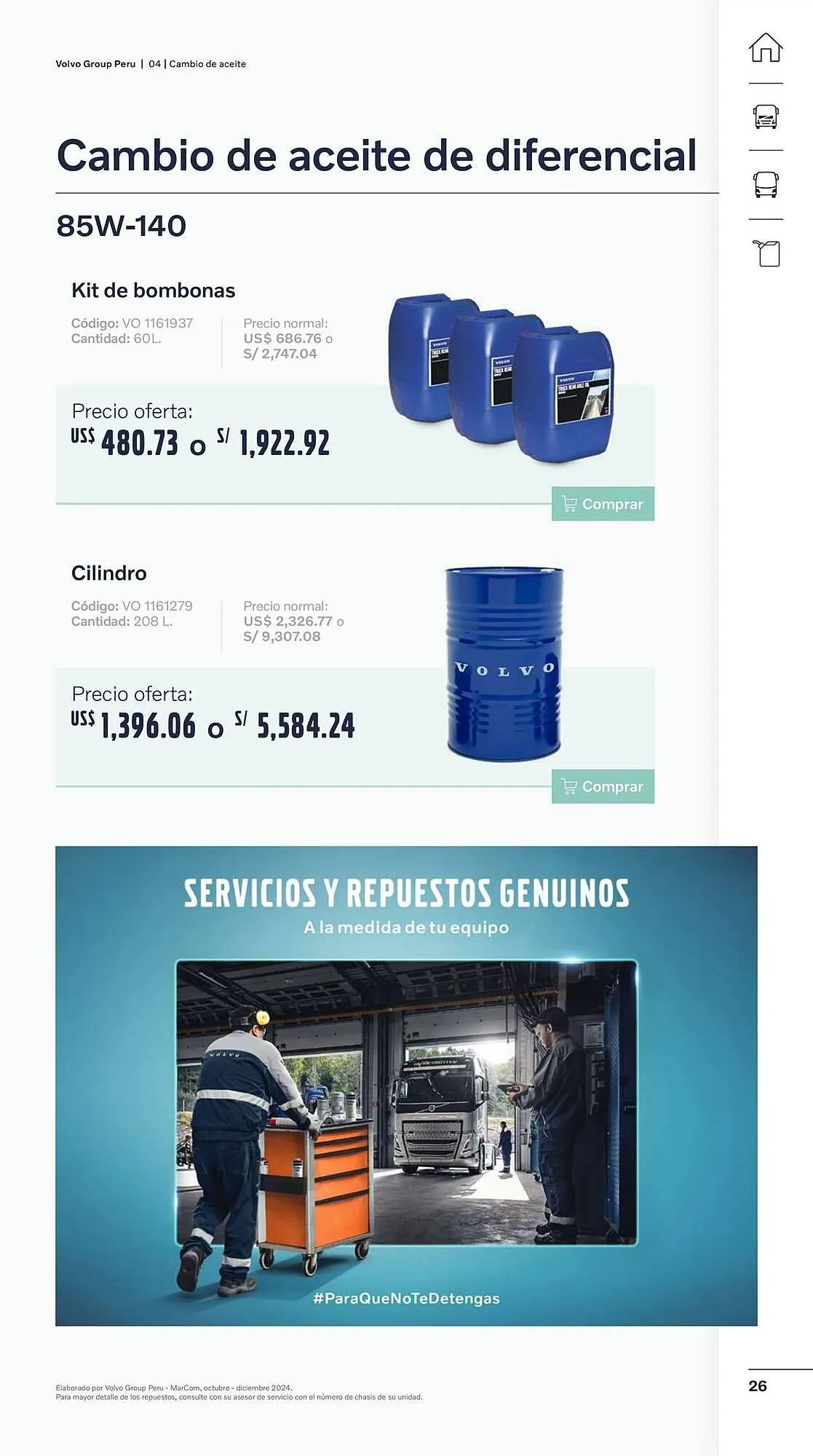Catalogo de Catálogo Volvo 29 de octubre al 31 de diciembre 2024 - Pag 26
