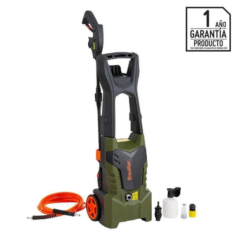 Hidrolavadora Eléctrica Bauker 1600W 120 Bar Smart Plus Bauker