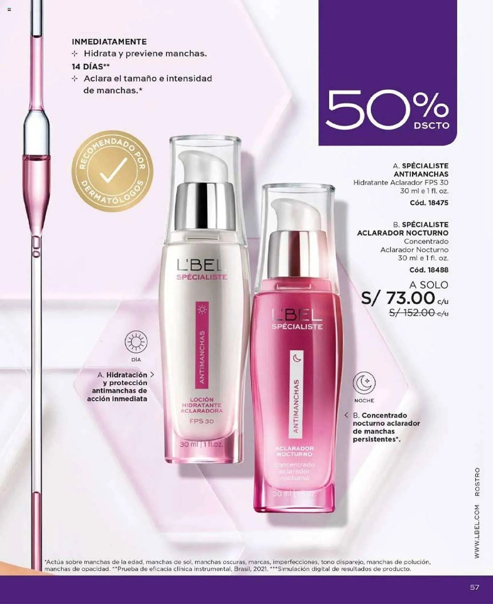 Catalogo de Catálogo L'Bel 28 de mayo al 17 de junio 2024 - Pag 57