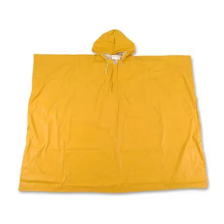 Poncho con capucha plástico