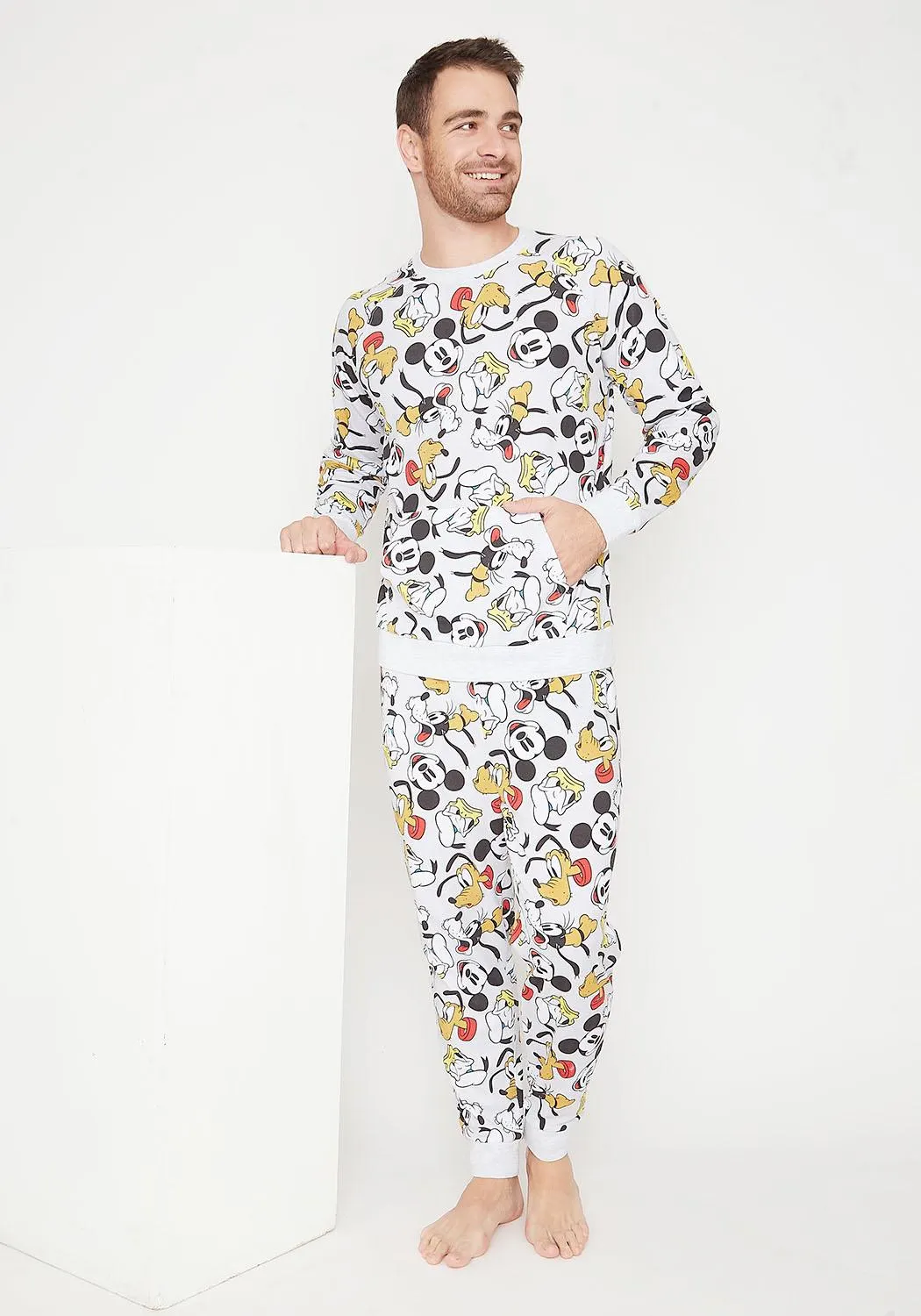 PIJAMA HOMBRE D6760-GRI