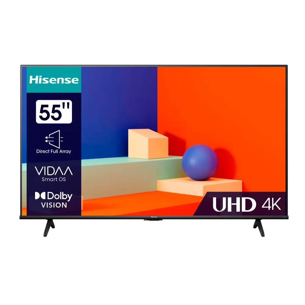 TV Hisense 55'' UHD 4K Vidaa Dolby Vision Smart 55A6K 2023