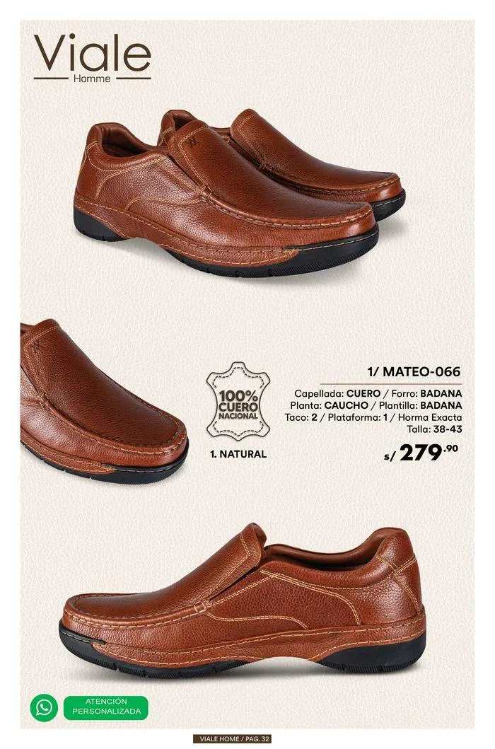 Catalogo de Calzados de Caballeros 11 de julio al 31 de julio 2024 - Pag 32