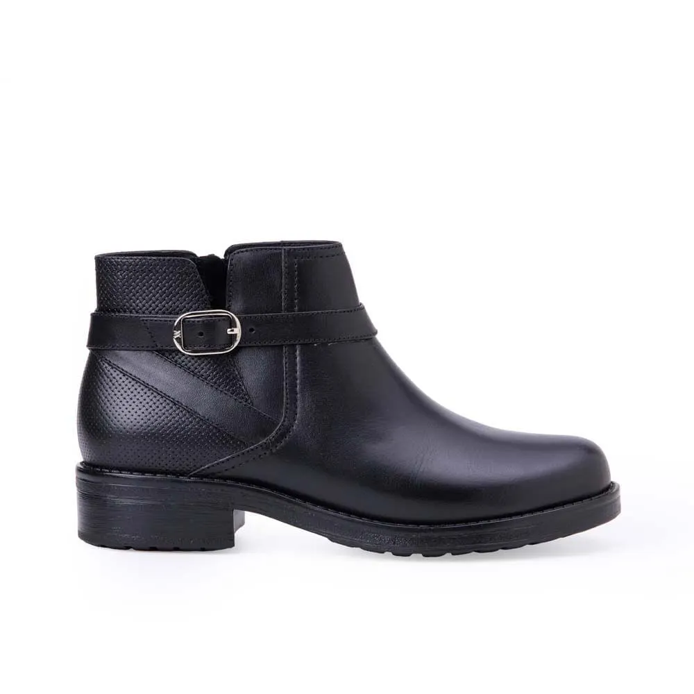 Botín Jodhpur Casual SOFI-2544 Negro Viale Cuero