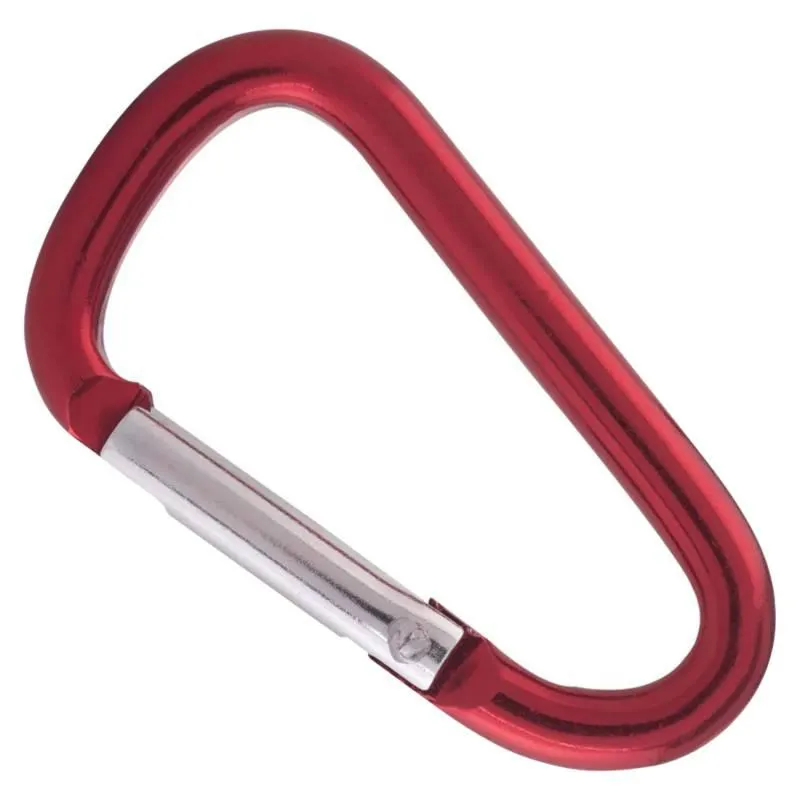 Mosquetón Aluminio 12.0x160 Rojo 1 unid.