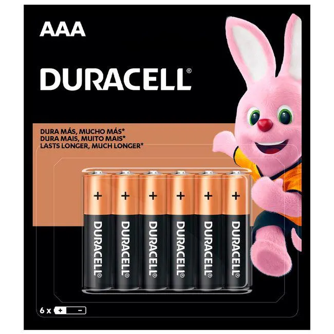 DURACELL PILA ALCALINA AAA X 4 +2