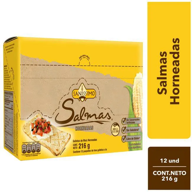 Galletas Horneadas SALMAS Caja 216g