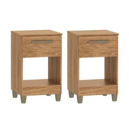 Set de 2 Veladores Miel Fellicci