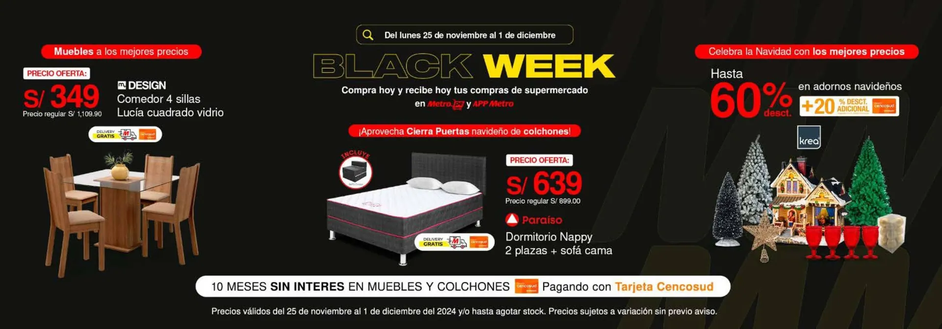 Catalogo de Catálogo Metro 25 de noviembre al 1 de diciembre 2024 - Pag 10