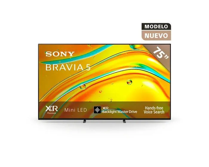 Sony Televisor Mini LED K-75XR50 Bravia 5 Google TV 4K Ultra HD