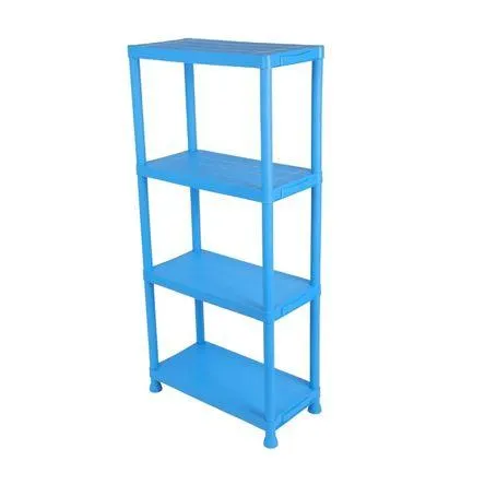 Estante Plástico Orange Modelo PR012304 Azul de 4 Niveles