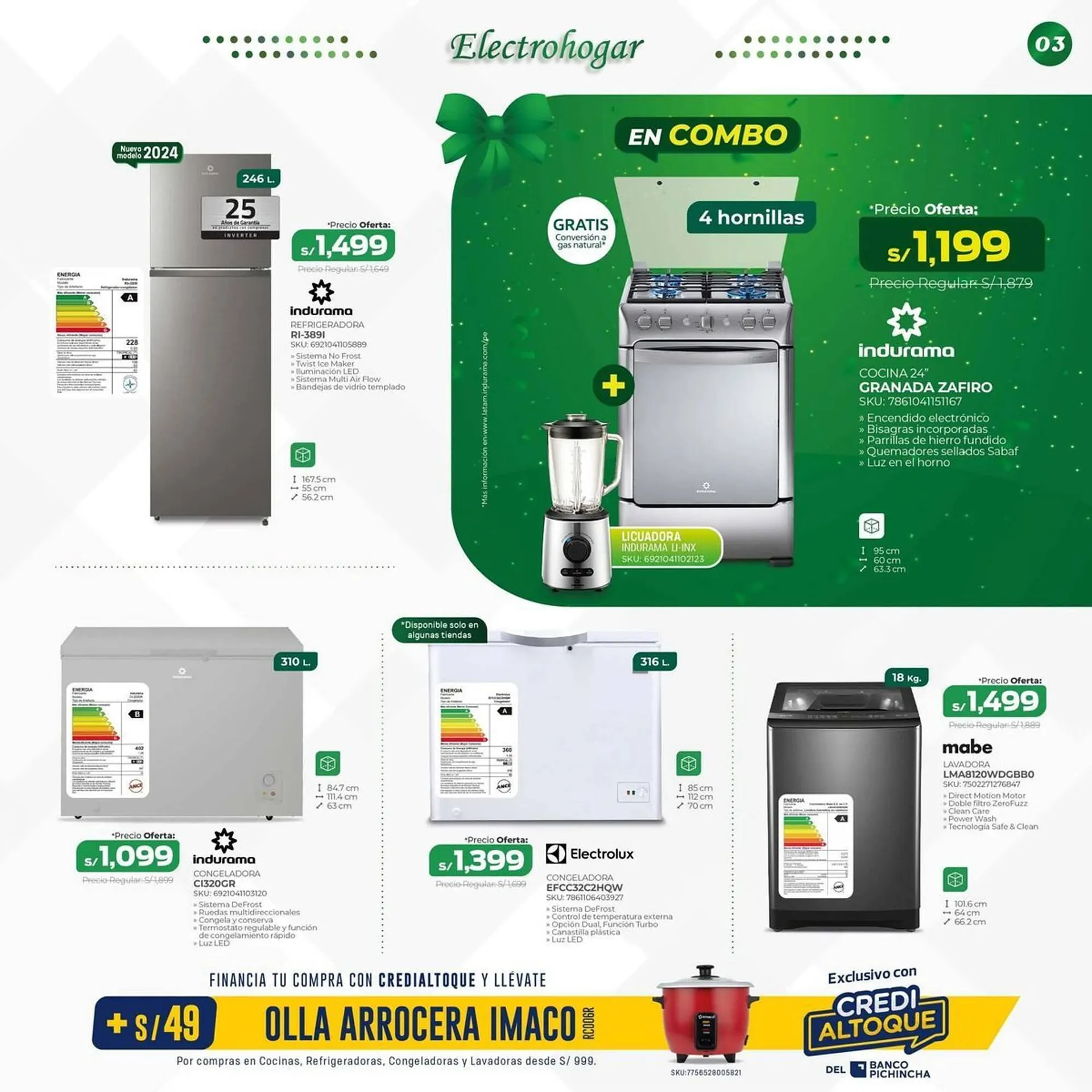 Catalogo de Catálogo Marcimex 12 de setiembre al 2 de octubre 2024 - Pag 3