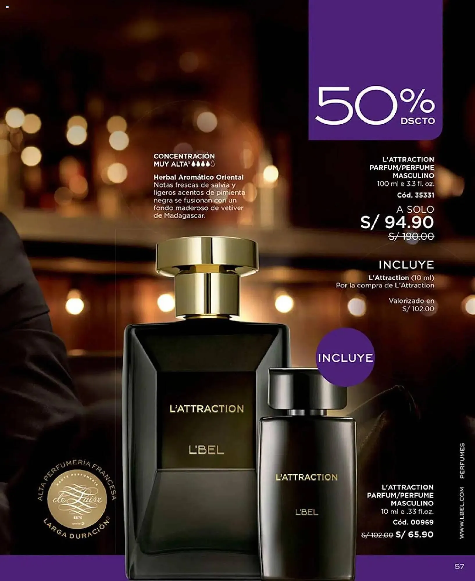 Catalogo de Catálogo L'Bel 19 de marzo al 31 de mayo 2026 - Pag 57