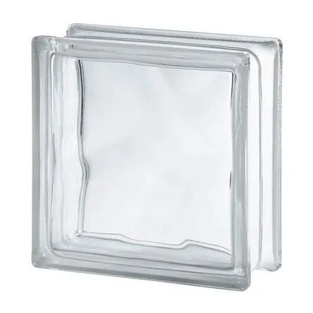 Bloque de vidrio Olas 19x19cm Seves Glassblock