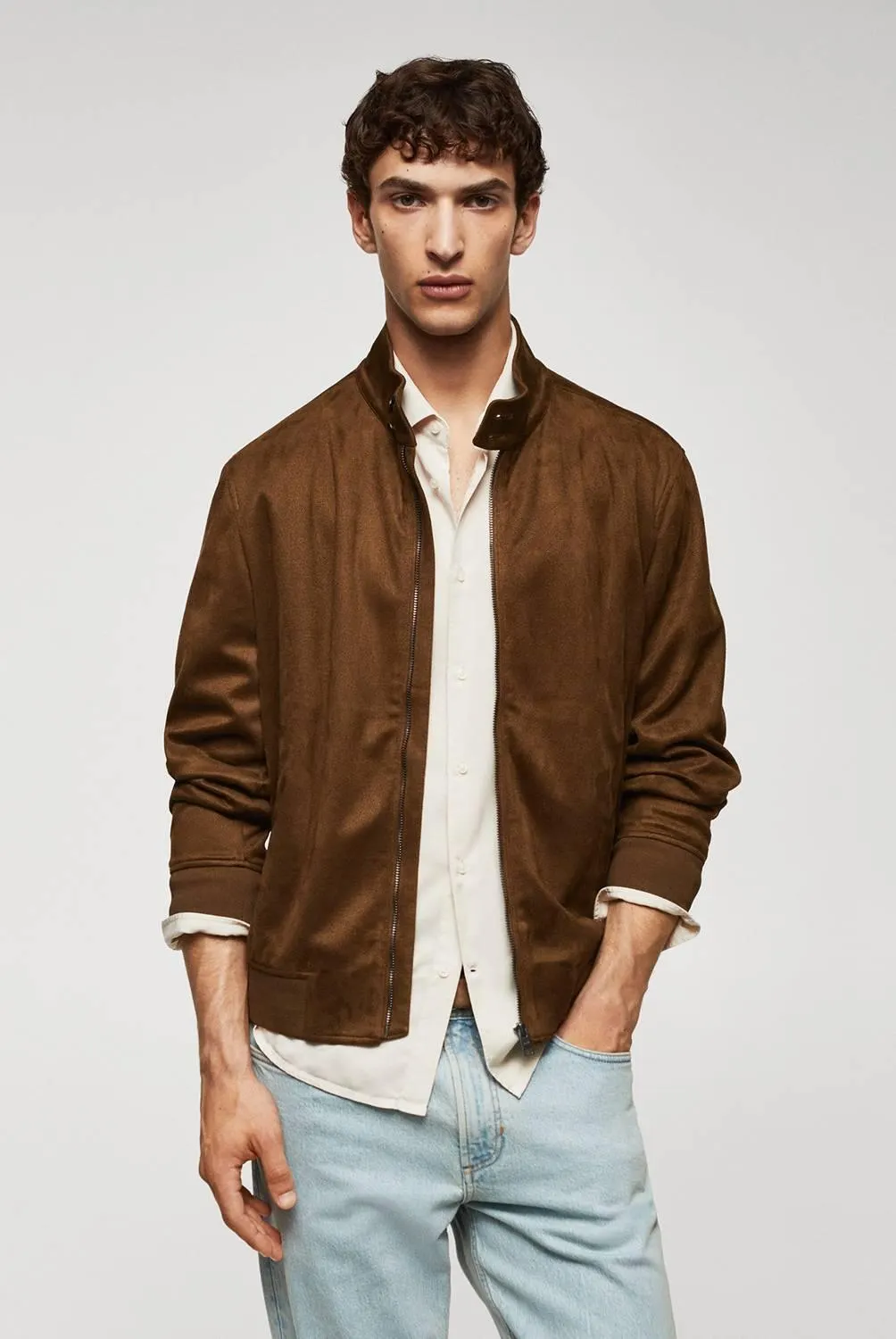 Casaca Casual Hombre Mango