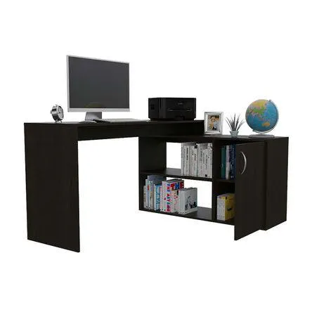 Escritorio Axis negro madera