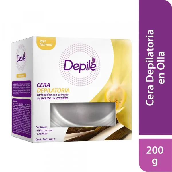 Cera de Olla DEPILE la Vainilla Caja 200gr