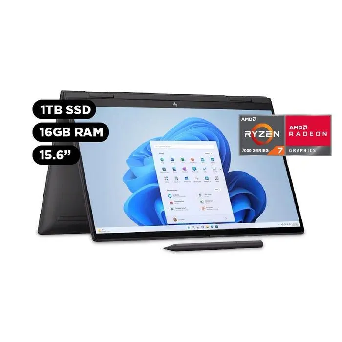 Laptop HP Envy 15.6" Windows 11 AMD Ryzen 7 7730U 16GB 1TB 15-FH0002LA