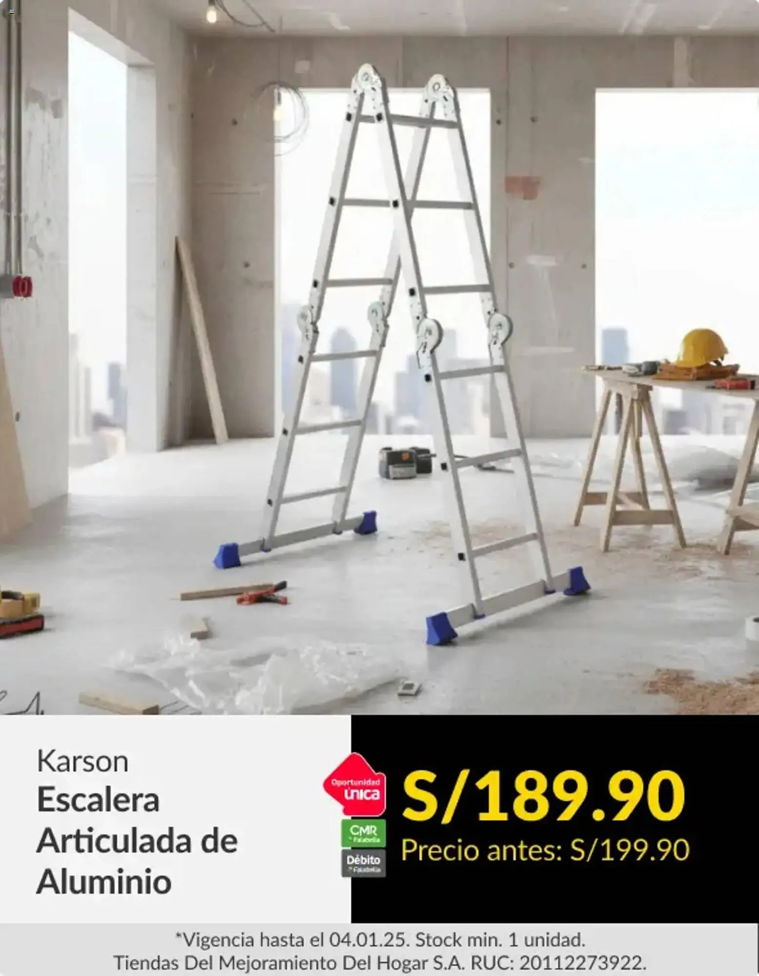 Catalogo de Catálogo Sodimac 29 de diciembre al 4 de enero 2026 - Pag 1