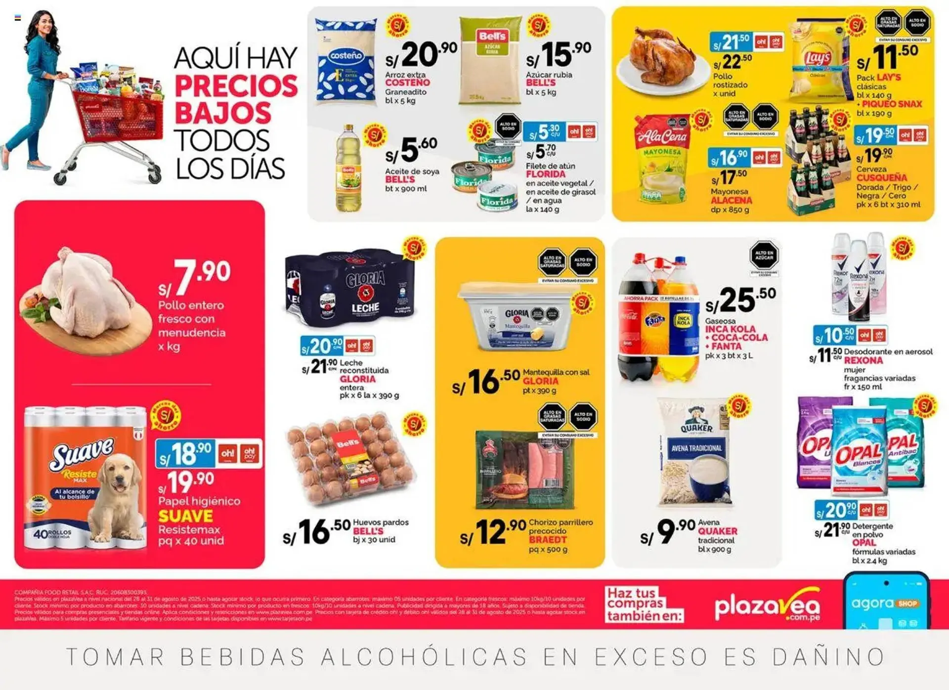 Catalogo de Catálogo Plaza Vea 28 de agosto al 31 de agosto 2025 - Pag 1