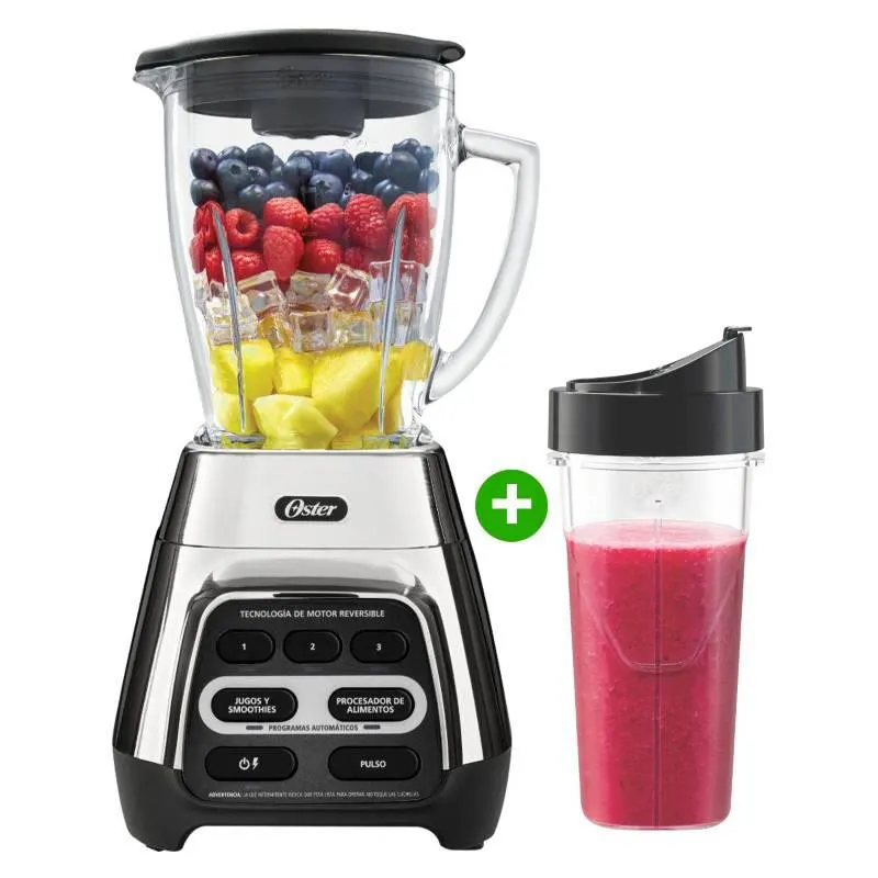 Licuadora Oster 1.5L Tecnología Reversible Niquel BLSTPYG1311NBG-053