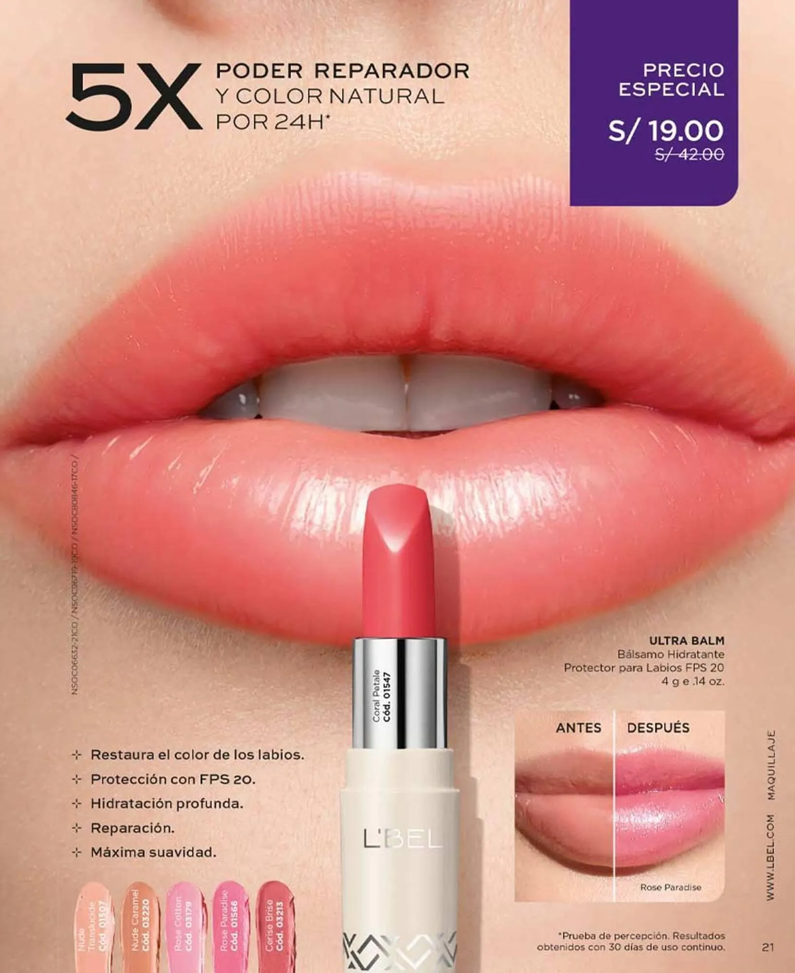 Catalogo de Catálogo L'Bel 5 de febrero al 31 de marzo 2024 - Pag 21