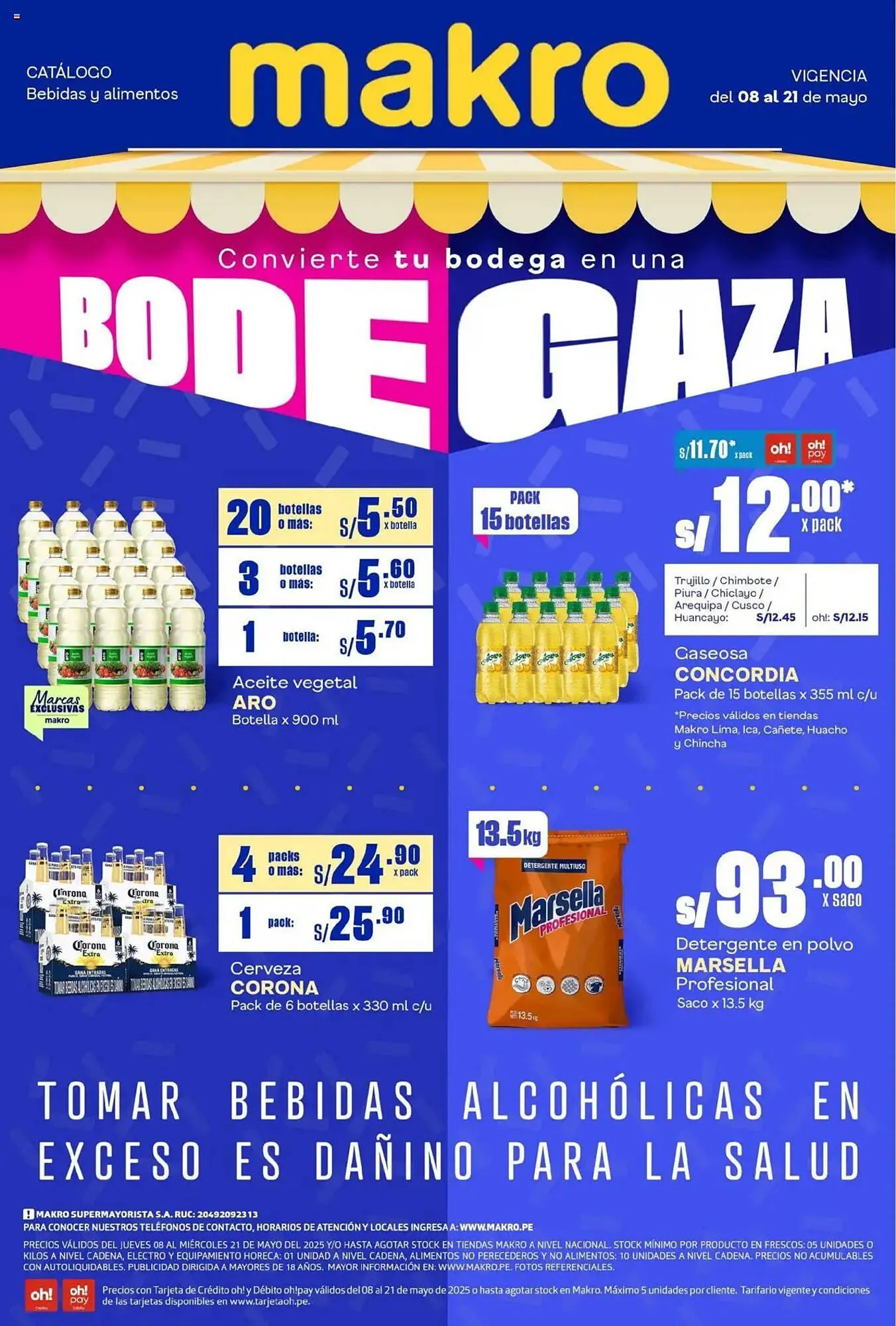 Catalogo de Catálogo Makro 8 de mayo al 22 de mayo 2025 - Pag 1