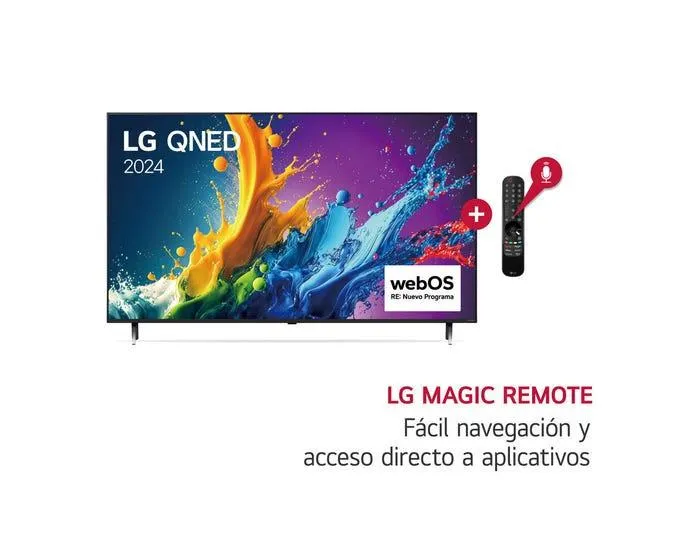 Televisor LG Smart TV 55" QNED 4K 55QNED80TSA