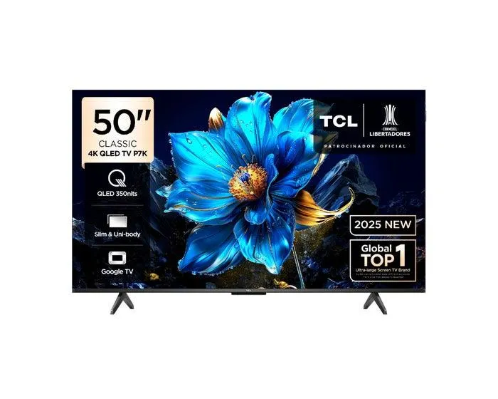 Televisor TCL SMART TV 50" QLED 4K UHD 50P7K