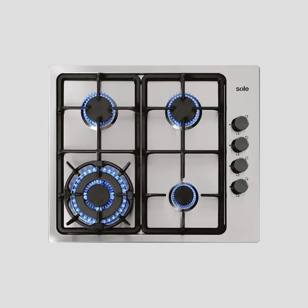 Encimera Acero Inoxidable Sole A Gas 58cm