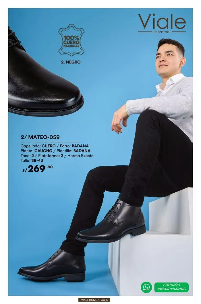 Catalogo de Calzados de Caballeros 11 de julio al 31 de julio 2024 - Pag 5