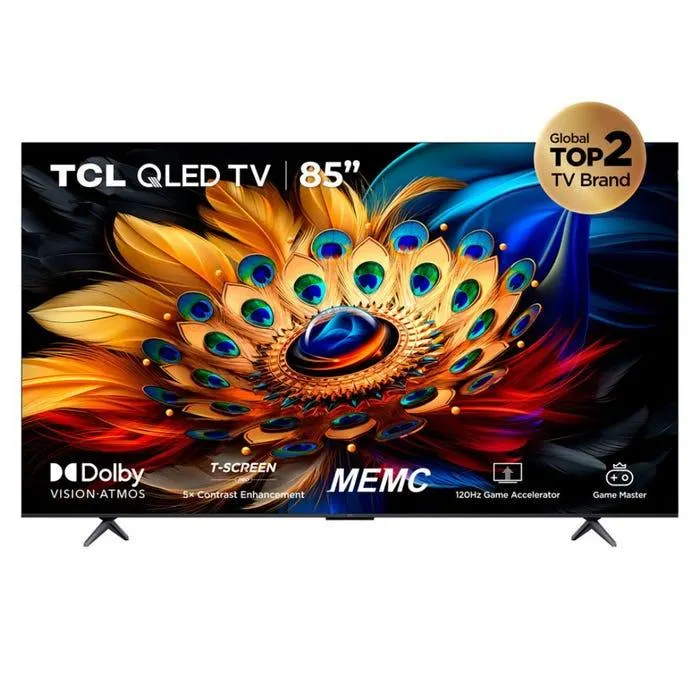 TV TCL 85" QLED Smart Google TV 85C655