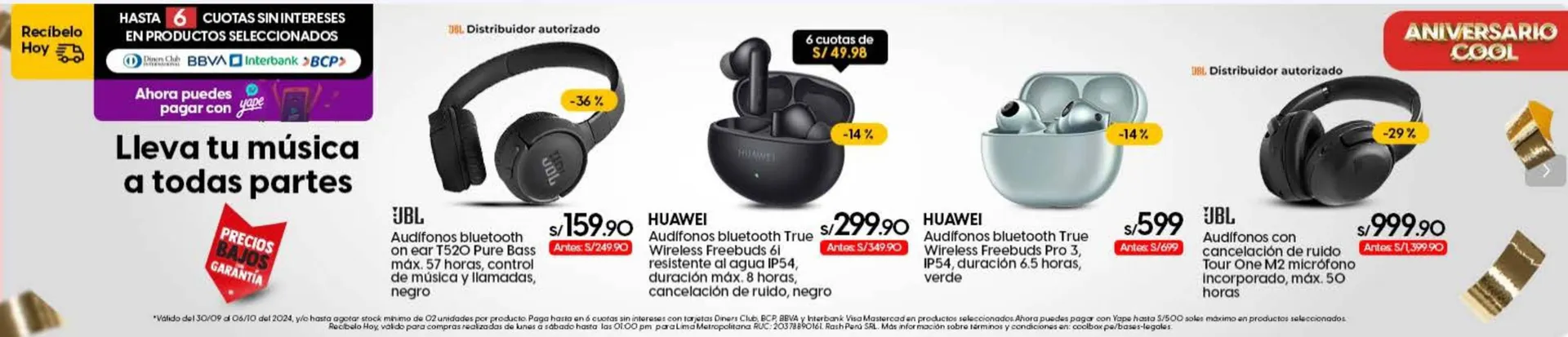 Catalogo de Catálogo Coolbox 30 de setiembre al 6 de octubre 2024 - Pag 1